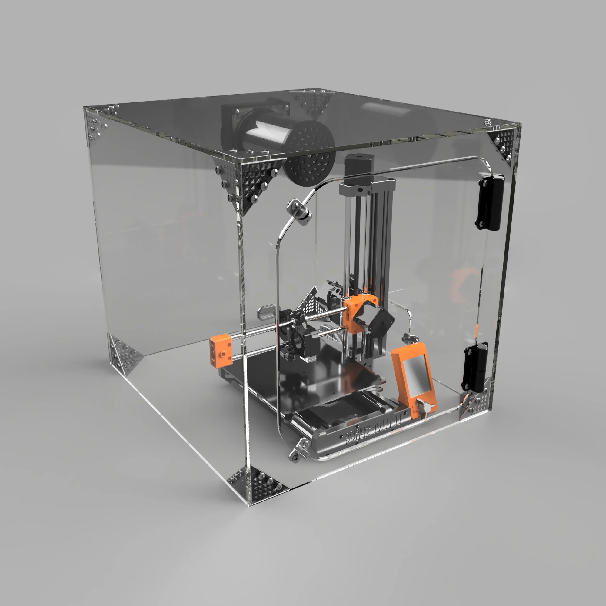 Prusa Mini Enclosure Acrylic Clearview Infinity Enclosure - 3D Printer Enclosure - Image 3