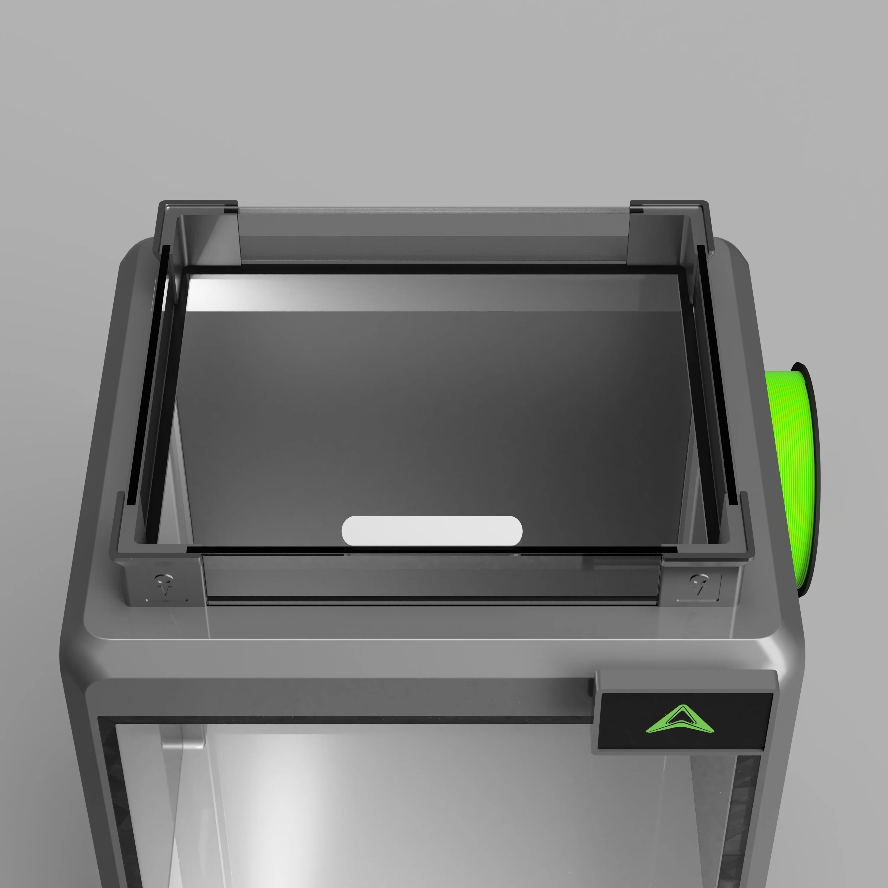 Creality K2 Plus/Pro Lid Riser with smoked acrylic panels - Image 3