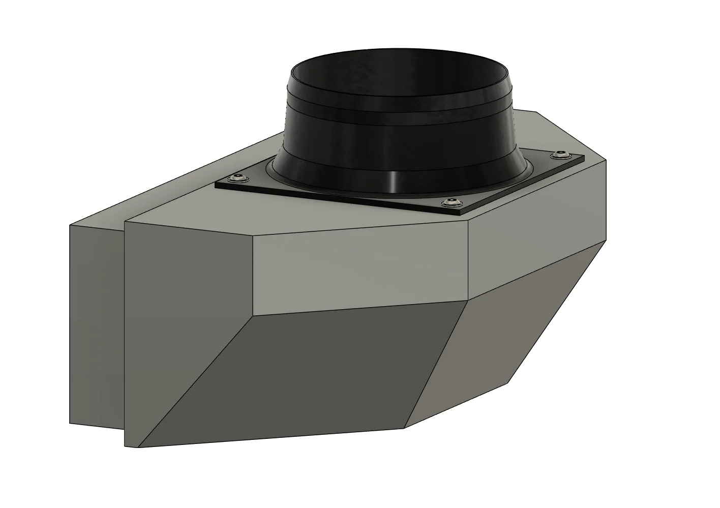Exhaust Adapter for eufyMake E1 UV Printer - Fume Mitigation Add-On - Image 6