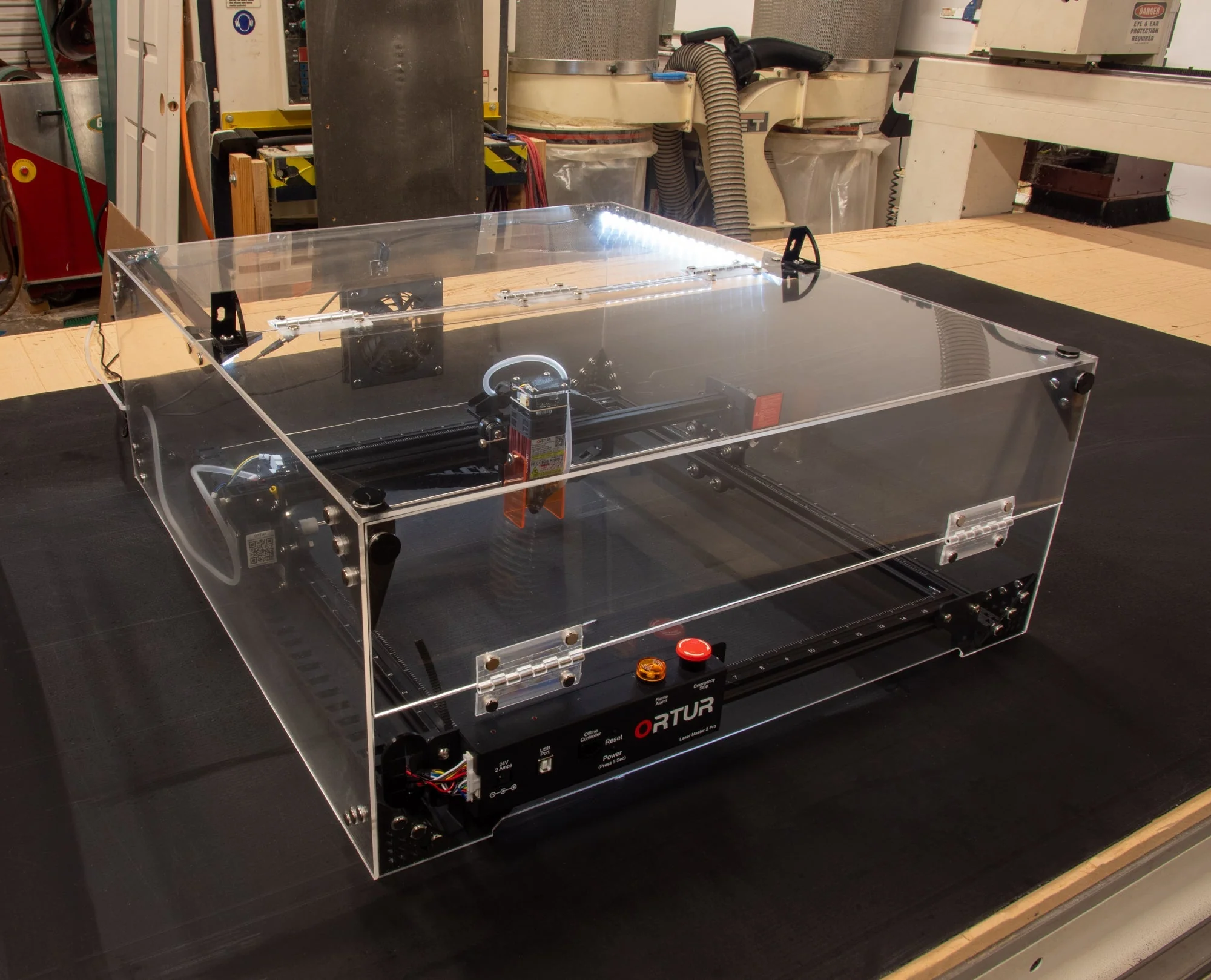 NEXT WAVE CNC Shark SD100/110 CNC Enclosure Dust Collection Kit - Coming Soon - Image 3
