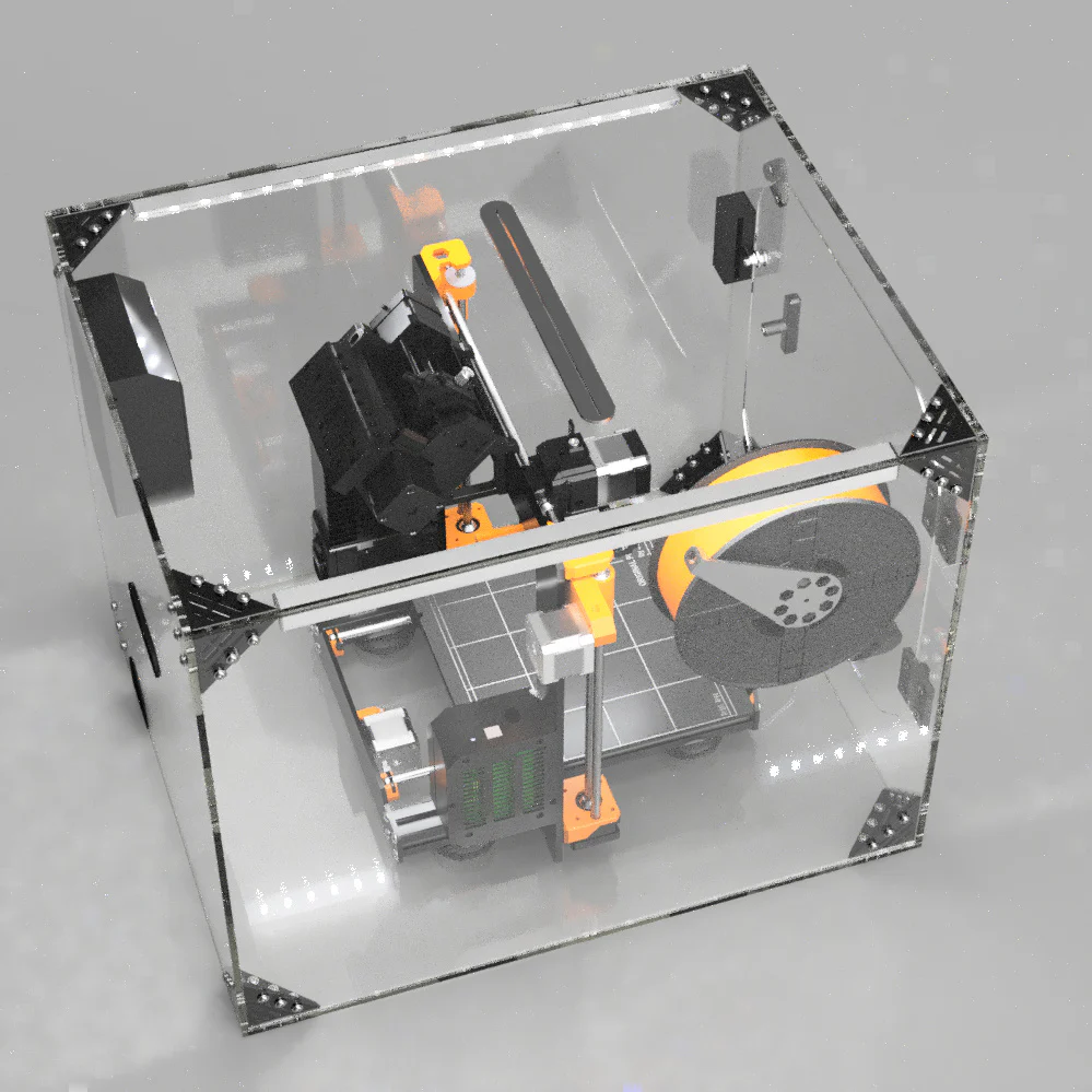 Prusa i3 Mk3s+ MK4 MMU2 Version 2 Enclosure kit - Image 6