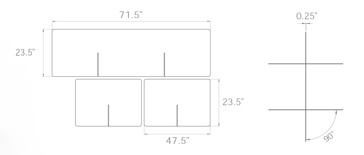 Tabletop Dividing Partitions - Image 3