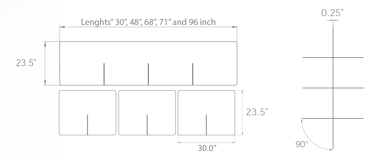 Tabletop Dividing Partitions - Image 4