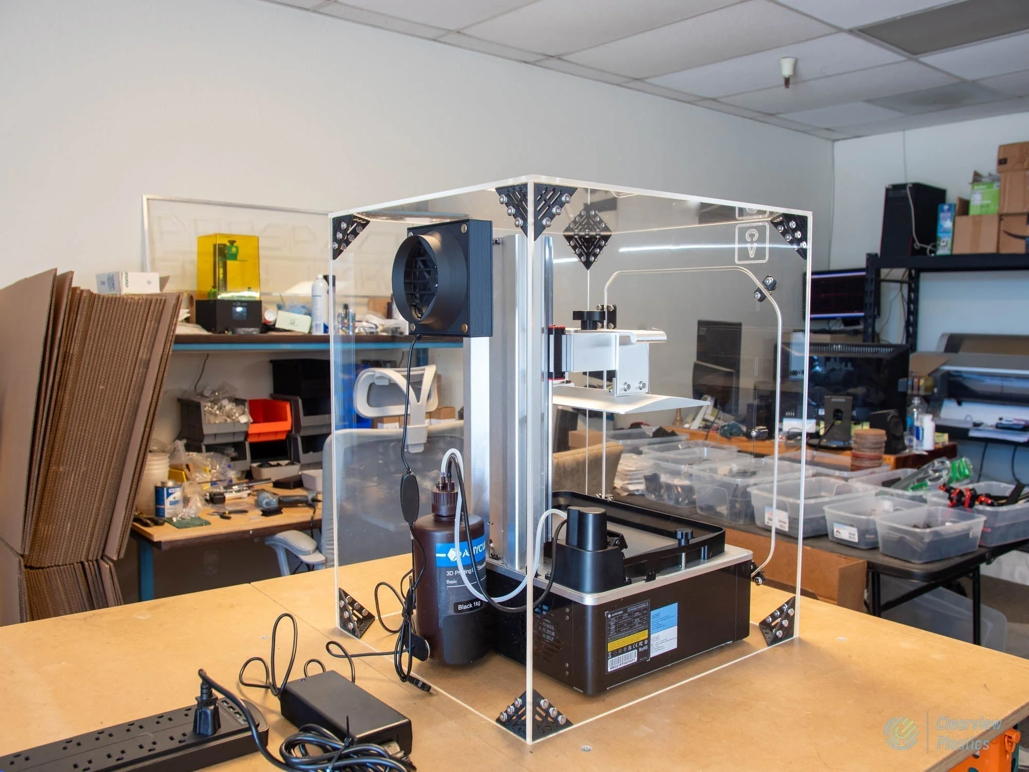 Wash and Cure Station fume Enclosure for Resin 3D Printers V2.0 - Image 10